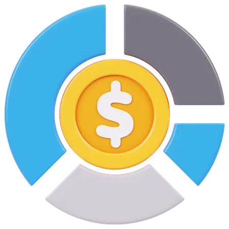 Pie Chart 01  3D Icon
