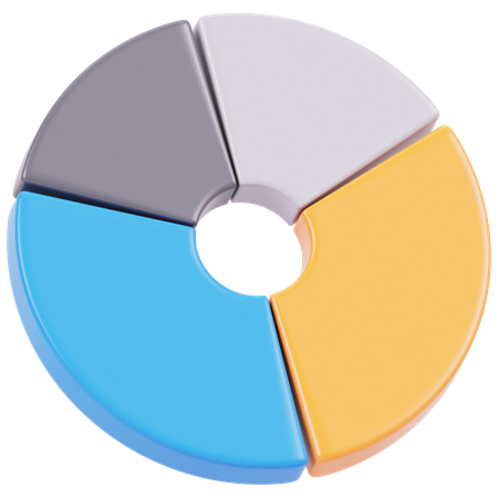 Pie Chart 02  3D Icon