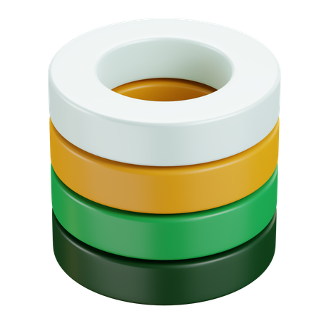 円グラフ  3D Icon