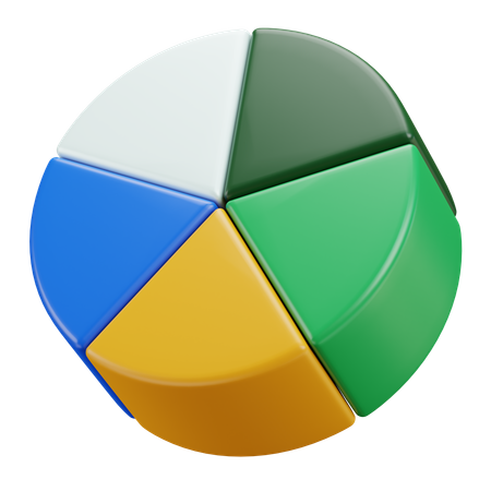 円グラフ  3D Icon