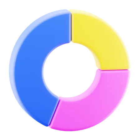 Diagramme circulaire  3D Icon