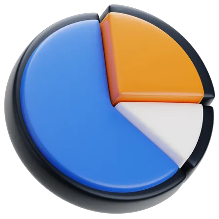 Pie Chart 3 D Icon Perfect For UI UX And Any Design Projects 3D Icon