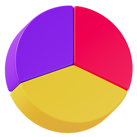 Diagramme circulaire  3D Icon