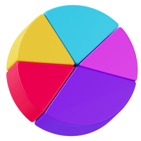 Diagramme circulaire  3D Icon