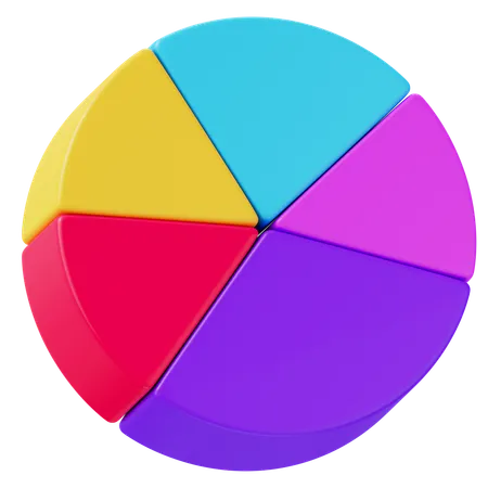 Diagramme circulaire  3D Icon