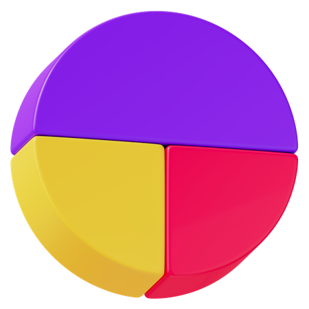 Diagramme circulaire  3D Icon