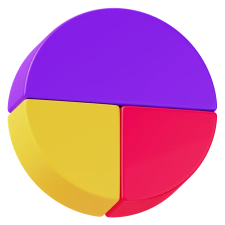 Diagramme circulaire  3D Icon