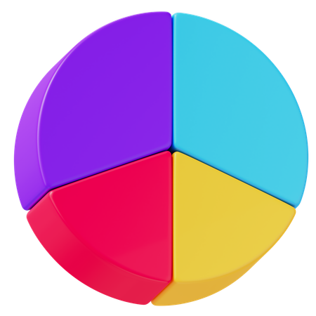 Diagramme circulaire  3D Icon