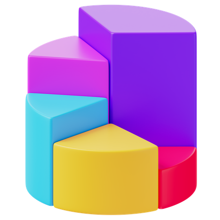 Diagramme circulaire  3D Icon