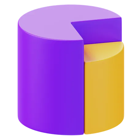 Diagramme circulaire  3D Icon