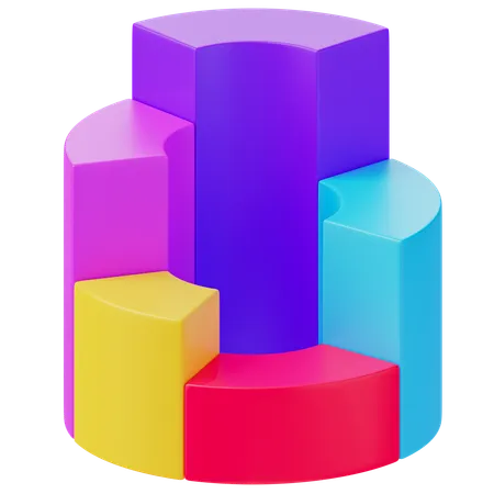 Diagramme circulaire  3D Icon