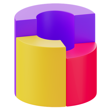 Diagramme circulaire  3D Icon