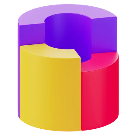 Diagramme circulaire  3D Icon