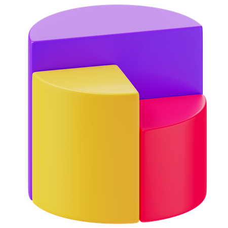 Diagramme circulaire  3D Icon