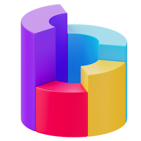 Diagramme circulaire  3D Icon