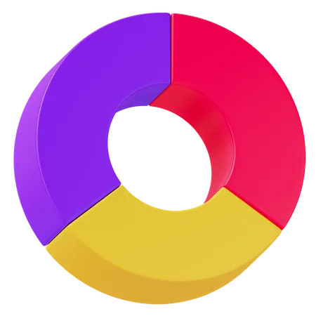 Diagramme circulaire  3D Icon