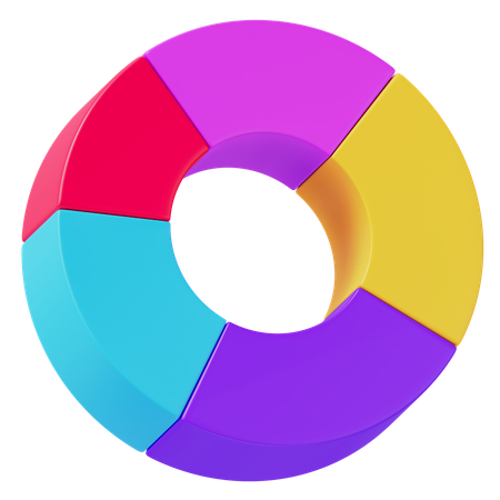 Diagramme circulaire  3D Icon