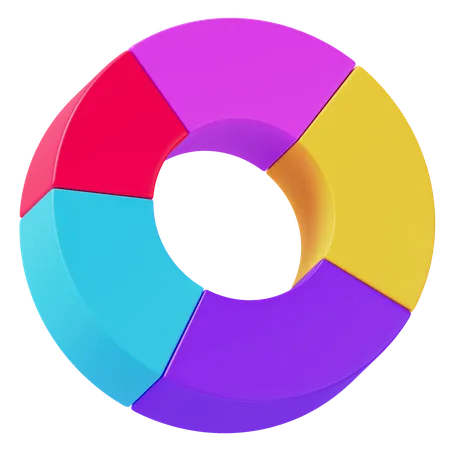 Diagramme circulaire  3D Icon