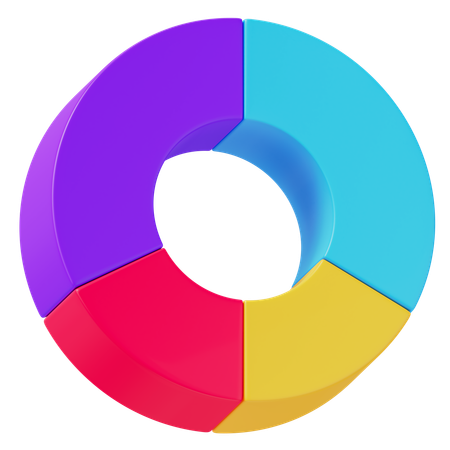 Diagramme circulaire  3D Icon