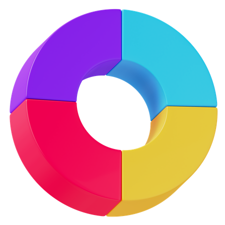 Diagramme circulaire  3D Icon