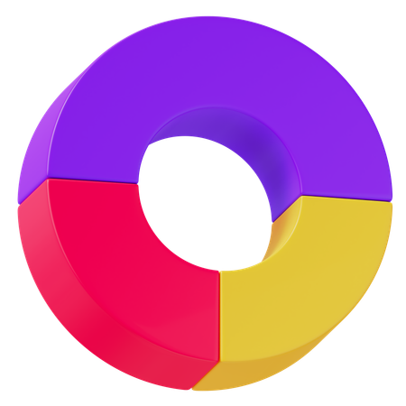 Diagramme circulaire  3D Icon