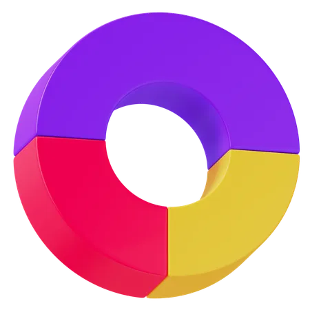 Diagramme circulaire  3D Icon