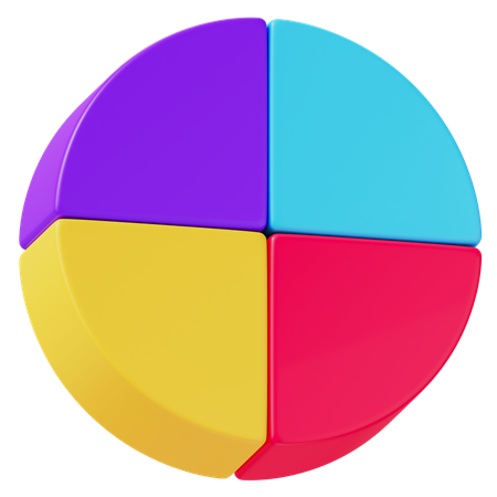 Diagramme circulaire  3D Icon