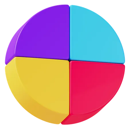 Diagramme circulaire  3D Icon