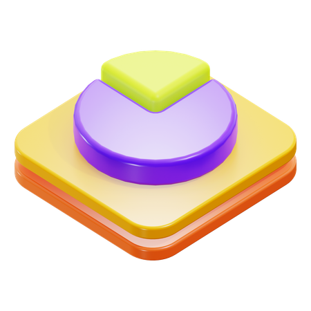 円グラフ  3D Icon