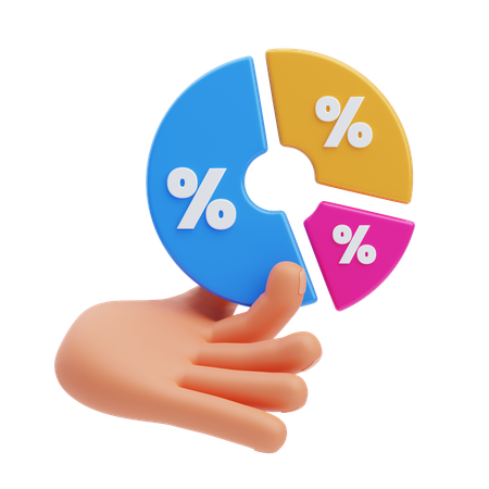 Diagramme circulaire  3D Icon