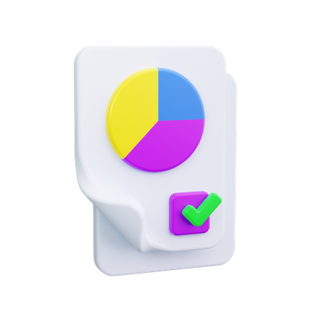 Diagramme circulaire  3D Icon