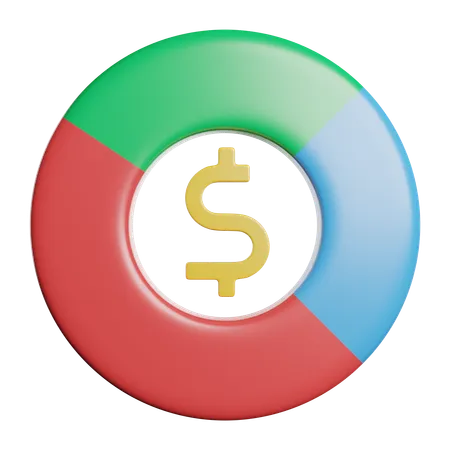 Diagramme circulaire  3D Icon