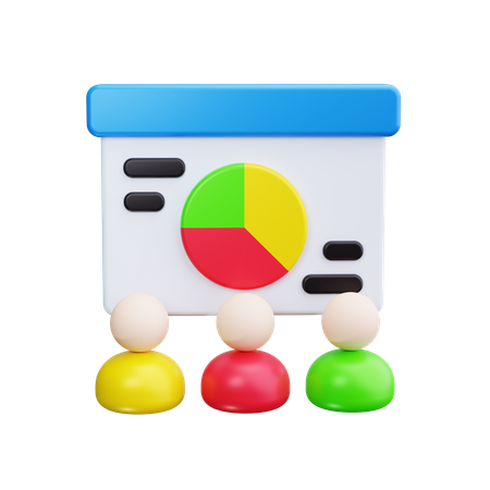 Pie chart  3D Icon