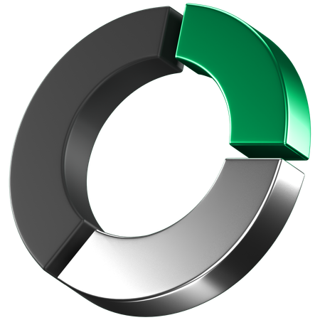 円グラフ  3D Icon