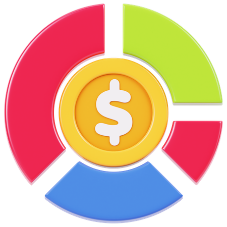 Pie chart  3D Icon