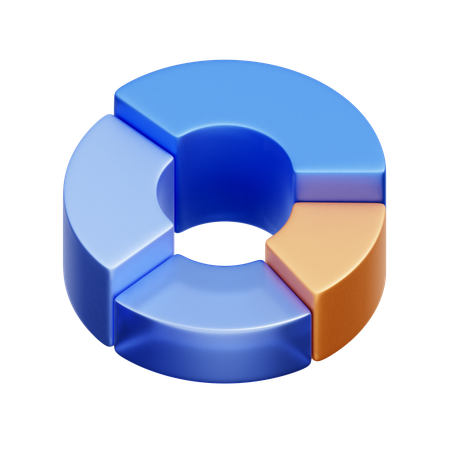 Pie Chart  3D Icon