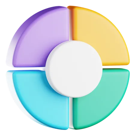 Pie Chart  3D Icon