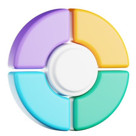 Pie Chart  3D Icon