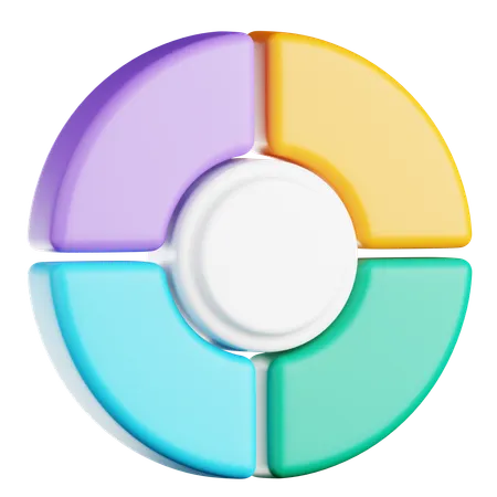 Pie Chart  3D Icon