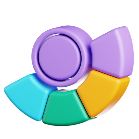Pie Chart  3D Icon