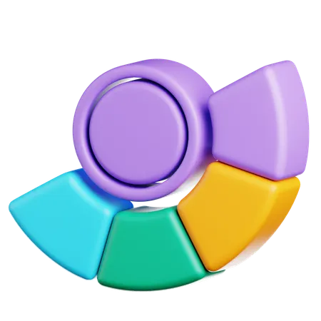 Pie Chart  3D Icon