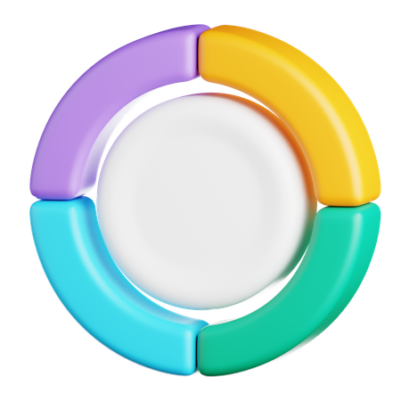 Pie Chart  3D Icon