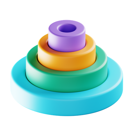 Pie Chart  3D Icon