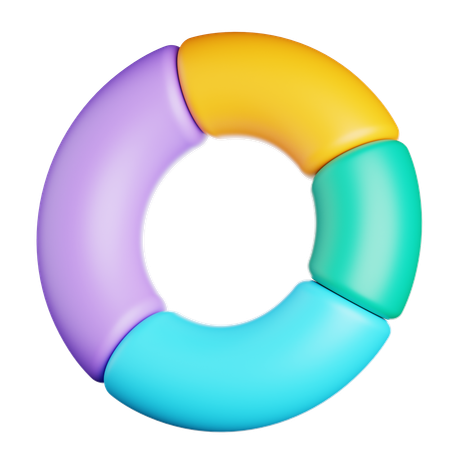 Pie Chart  3D Icon