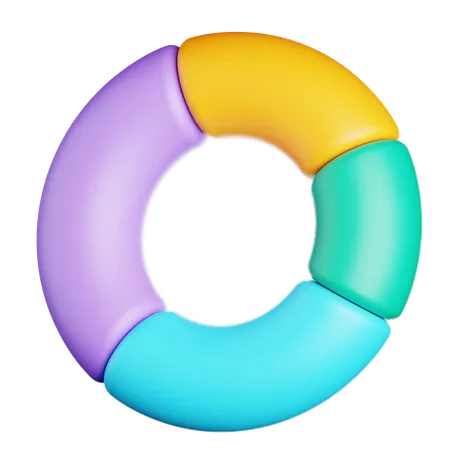 Pie Chart  3D Icon