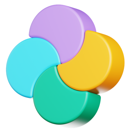 Pie Chart  3D Icon
