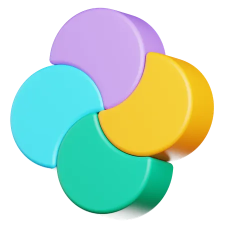 Pie Chart  3D Icon