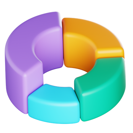 Pie Chart  3D Icon