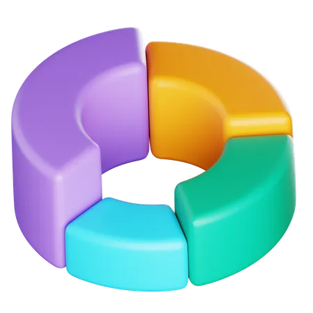 Pie Chart  3D Icon