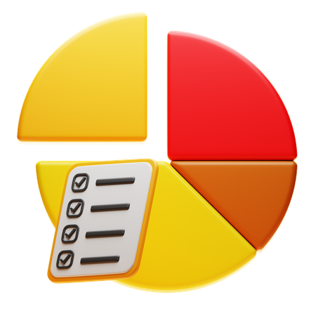 Pie Chart  3D Icon